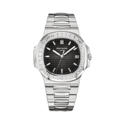 Patek Philippe Nautilus 5711/110P-001 Diamond Bezel 44.05mm Platinum Limited Edition Men's Watch
