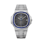 Patek Philippe Nautilus 5711/111P-001 Blue Sapphire Baguette 44mm Platinum Men's Watch