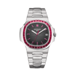 Patek Philippe Nautilus 5711-112P Ruby Bezel 44mm Platinum Limited Edition Men's Watch