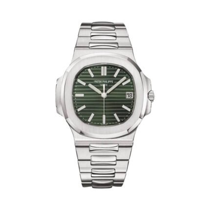 Patek Philippe Nautilus 5711/1A-014 Sunburst Olive Green Dial 40mm Stainless Steel Men's Watch
