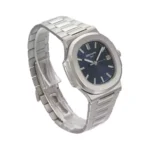 Patek Philippe Nautilus 5711/1P-001 Blue Baguette Dial 40th Anniversary Limited Edition Of 700 Pieces Platinum Men's Watch