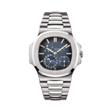 Patek Philippe Nautilus 5712/1A-001 Black-Blue Dial Moon Phase 40mm Stainless Steel Men's Watch
