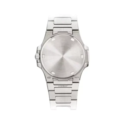 Patek Philippe Nautilus 7010/1G-013 White Gold Azure Blue Dial Diamond Bezel 32mm Ladies Watch - Luxury Souq