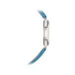 Patek Philippe Nautilus 7010G-013 White Gold Azure Blue Dial Diamond Bezel 32mm Ladies Watch - Luxury Souq