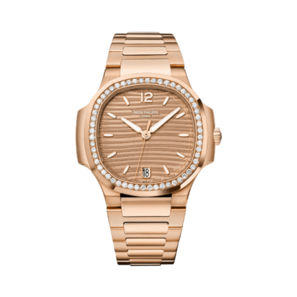 Patek Philippe Nautilus 7118/1200R-010 Golden Brown Opaline Dial 35.2mm 18k Rose Gold Ladies Watch