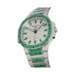 Patek Philippe Nautilus 7118/1453G-001 Haute Joaillerie Automatic Emeralds Diamond - Luxury Souq