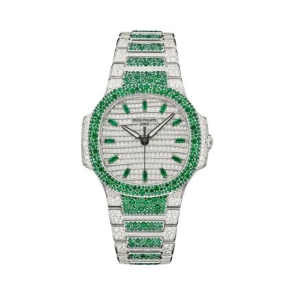 Patek Philippe Nautilus 7118/1453G-001 Haute Joaillerie Automatic Emeralds Diamond - Luxury Souq
