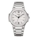 Patek Philippe Nautilus 7118/1A-010 Silvery Opaline Dial 35.2mm Stainless Steel Ladies Watch