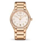 Patek Philippe Twenty~4 7300/1200R-010 18k Rose Gold 36mm Silvery Dial Diamond-Set Bezel Ladies Watch
