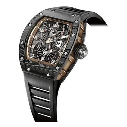 Richard Mille RM 022 Aerodyne Dual Time Zone Tourbillon Asia Edition 48mm x 40mm Black Rubber Straps Men's Watch