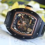 Richard Mille RM 030 AM CA Asia Boutique Exclusive Limited Edition 42.7 mm x 50 mm Black Rubber Straps Men's Watch