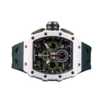 Richard Mille RM 11-03 Le Mans Classic White Carbon Ceramic Skeleton Dial 40mm Men's Watch - Luxury Souq