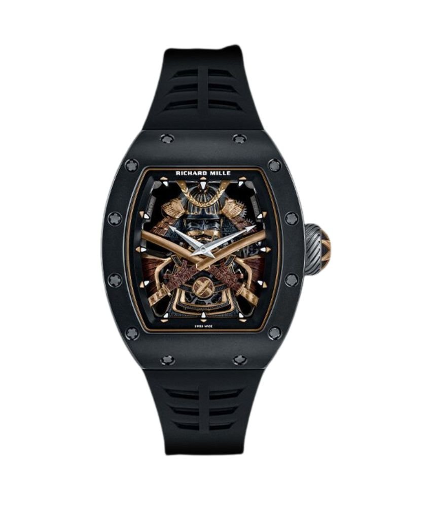 Richard Mille RM 47 Manual Winding Tourbillon 42.70mm Ceramic Black Rubber Straps Men's Watch Richard Mille RM 47 Manual Winding Tourbillon 42.70mm Ceramic Black Rubber Straps Men's Watch