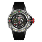 Richard Mille RM 60-01 Regatta Flyback Chronograph 50mm Titanium Skeletonized Dial Men's Watch