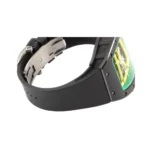 Richard Mille RM 61-01 Yohan Blake The Beast 2 in Green & Yellow Skeleton Dial 50.23 x 42.7mm Black Ceramic Black Leather Straps Men's Watch