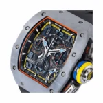 Richard Mille RM 65-01 FQ Split-seconds Chronograph Carbon TPT 50mm Skeleton Dial Mens Watch - Luxury Souq