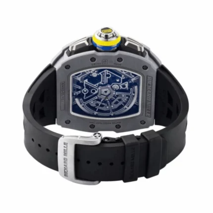 Richard Mille RM 65-01 FQ Split-seconds Chronograph Carbon TPT 50mm Skeleton Dial Mens Watch - Luxury Souq