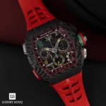 Richard Mille RM 65-01CA Split Seconds Chronograph NTPT Carbon Skeleton Dial - Luxury Souq