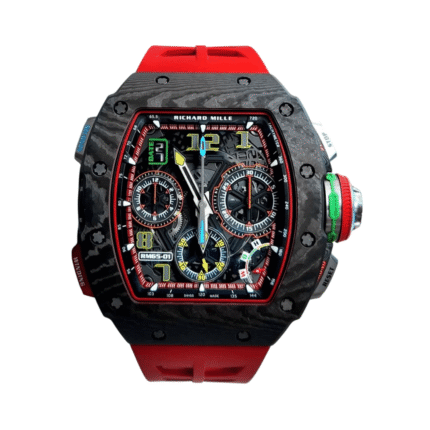 Richard Mille RM 65-01CA Split Seconds Chronograph NTPT Carbon Skeleton Dial - Luxury Souq