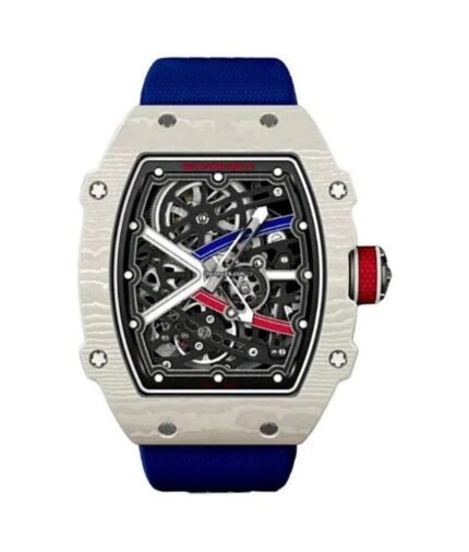 Richard Mille RM 67-02 CA-FQ-1 Extra Flat Alexis Pinturault Edition 47.52mm Blue Fabric Straps Men's Watch