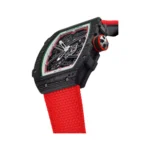 Richard Mille RM 67-02 Extra Flat Italy Carbon TPT Red Green Skeleton Dial 38mm Unisex Watch - Luxury Souq