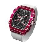 Richard Mille RM 67-02 Mutaz Essa Barshim Quartz Carbon White Elastic Straps Unisex Watch