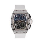 Richard Mille RM 72-01 Lifestyle Flyback Chronograph White Gold Diamond Bezel Skeleton Dial 47mm Men's Watch - Luxury Souq