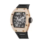Richard Mille RM010 AH RG Rose Gold Diamond Bezel Skeleton Dial