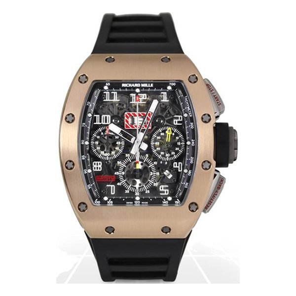 Richard Mille RM011 AJ RG Felipe Massa Automatic Flyback Chronograph 18kt Rose Gold and Titanium Men's Watch Richard Mille RM011 AJ RG Felipe Massa Automatic Flyback Chronograph 18kt Rose Gold and Titanium Men's Watch