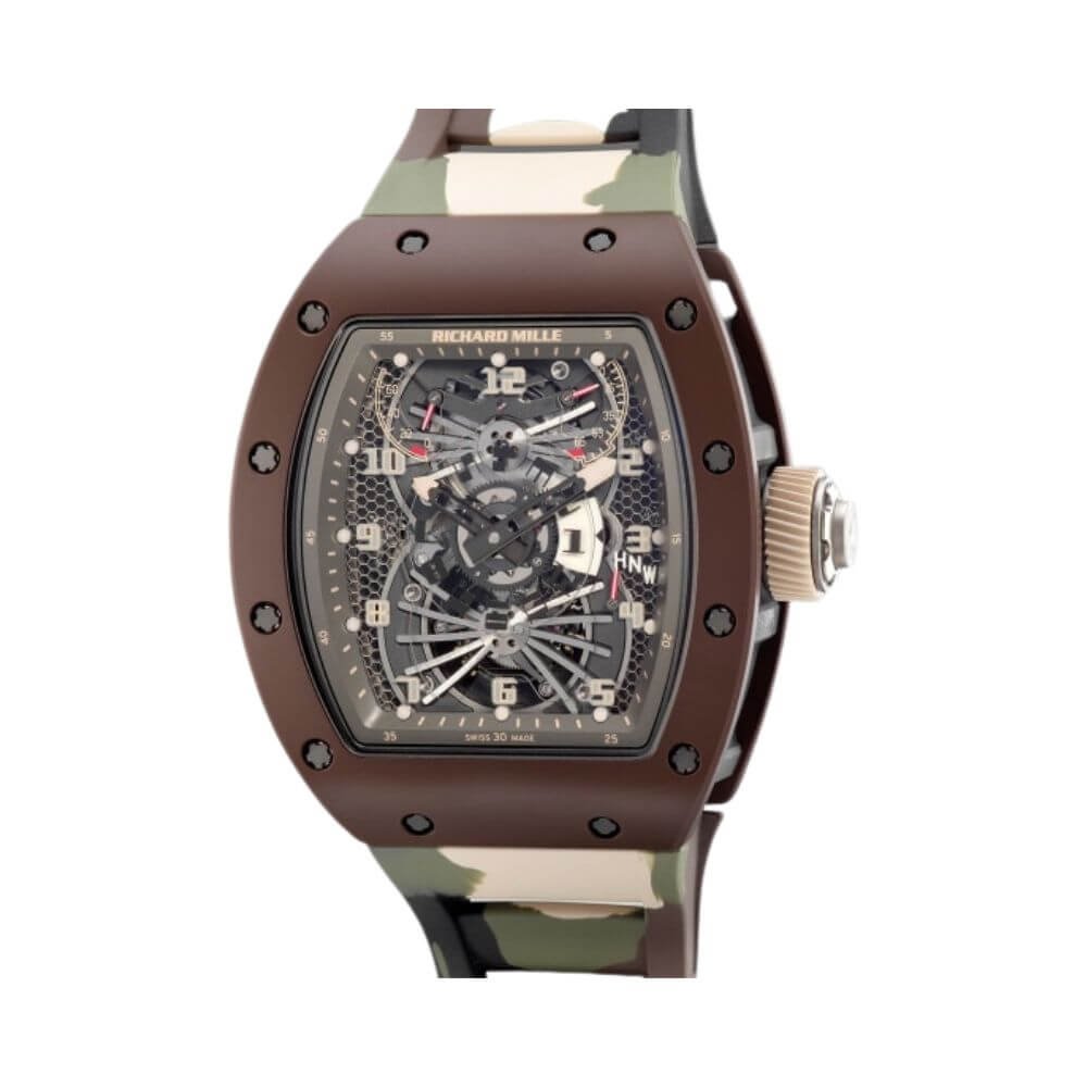 Richard Mille RM022 CA TZP-Z RME Ceramic Carbon TPT Aerodyne Camouflage Limited to 10 40mm x 50mm Men's Watch Richard Mille RM022 CA TZP-Z RME Ceramic Carbon TPT Aerodyne Camouflage Limited to 10 40mm x 50mm Men's Watch