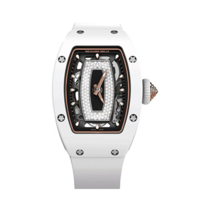 Richard Mille RM07-01 White Ceramic White Rubber Straps
