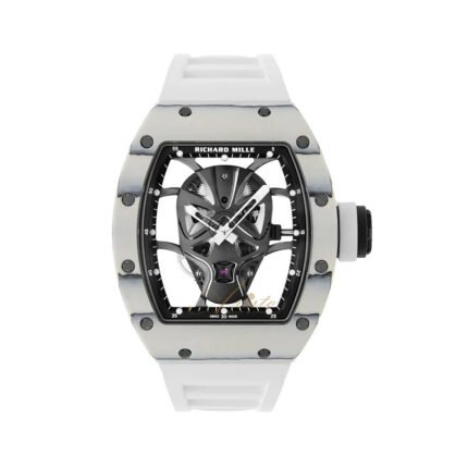 Richard Mille RM52-06 White Quartz TPT 43mm Skeleton Dial Men's Watch - Luxury Souq