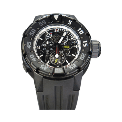 Richard Mille Tourbillon RM025 AN CA TI Chronograph Diver 49.7mm Black Dial Mens Watch - Luxury Souq