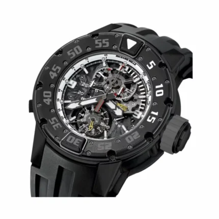 Richard Mille Tourbillon RM025 AN CA TI Chronograph Diver 49.7mm Black Dial Mens Watch - Luxury Souq