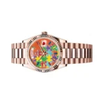 Rolex Day Date 36 128235-0063 Rose Gold Emoji Puzzle Dial | Luxury Souq