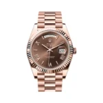 Rolex Day-Date 40 228235 CHORP Rose Gold 40mm Chocolate Dial Men's Watch - Luxury Souq