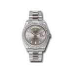 Rolex Day-Date 40Mm 18Kt White Gold Men'S Watch - Luxury Souq
