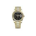 Rolex Day-Date 40Mm 18Kt Yellow Gold With Fluted Bezel Automatic Men'S Watch - Luxury Souq