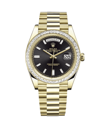 Rolex Day-Date m228398tbr-0001 Oyster 40 mm Yellow Gold And Diamonds Men's Watch